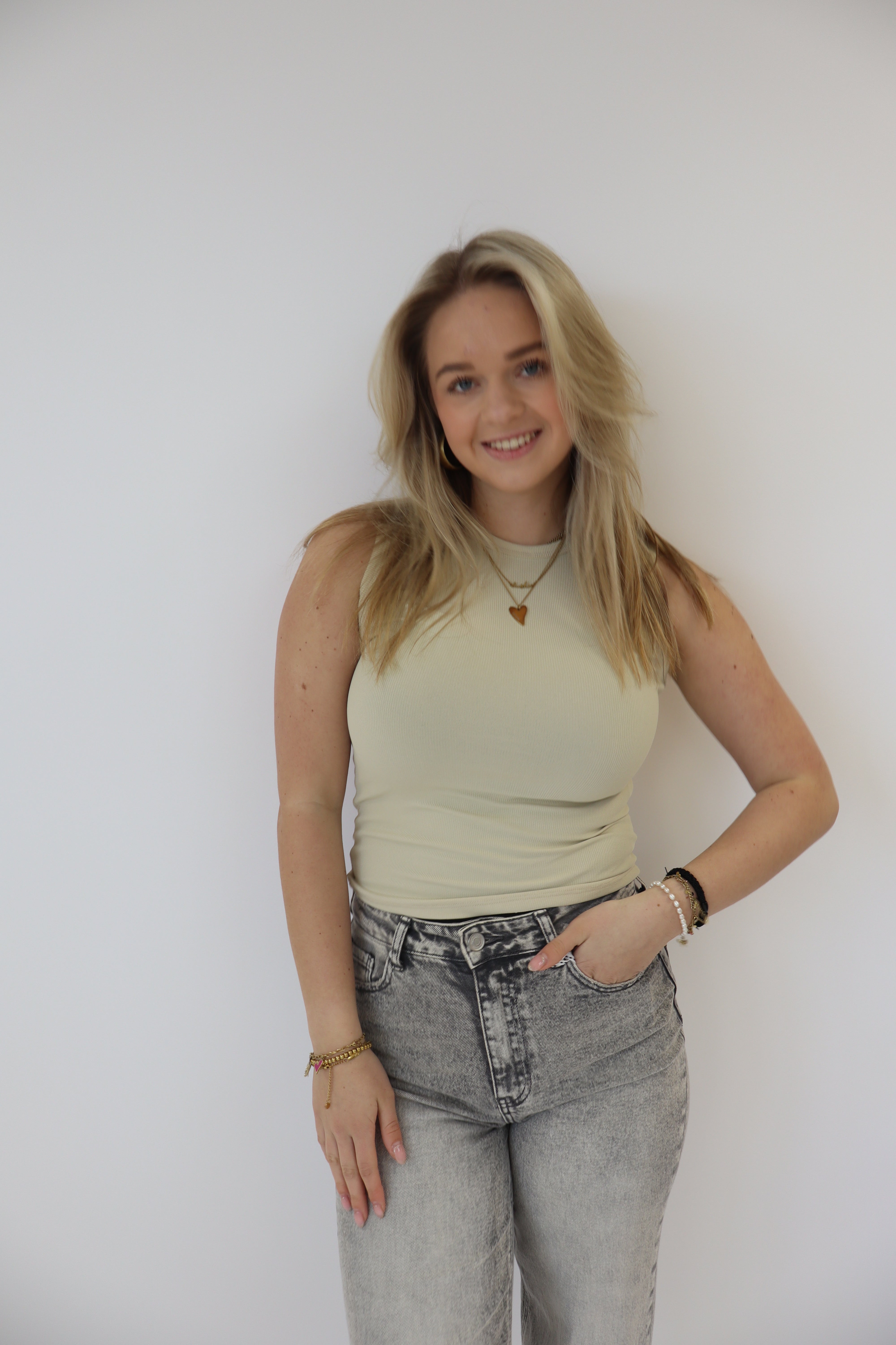 Sanne Tanktop Beige