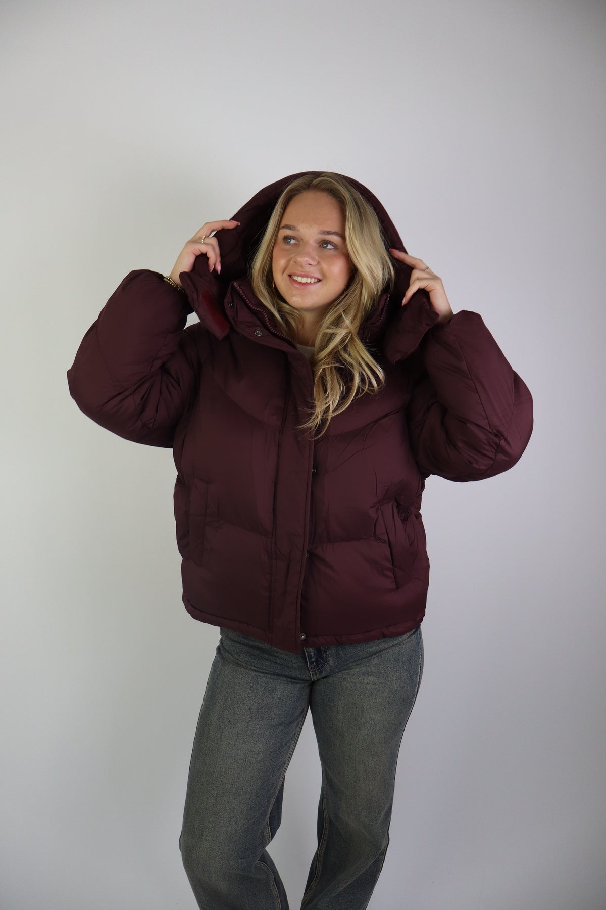 Shirley Puffer Jacket Bordeaux