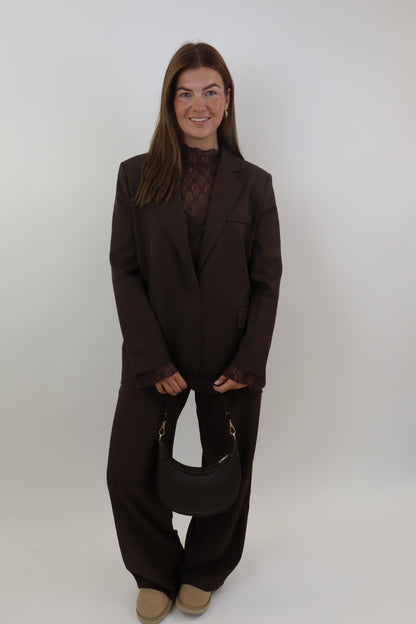 Bowie Oversized Blazer | Brown