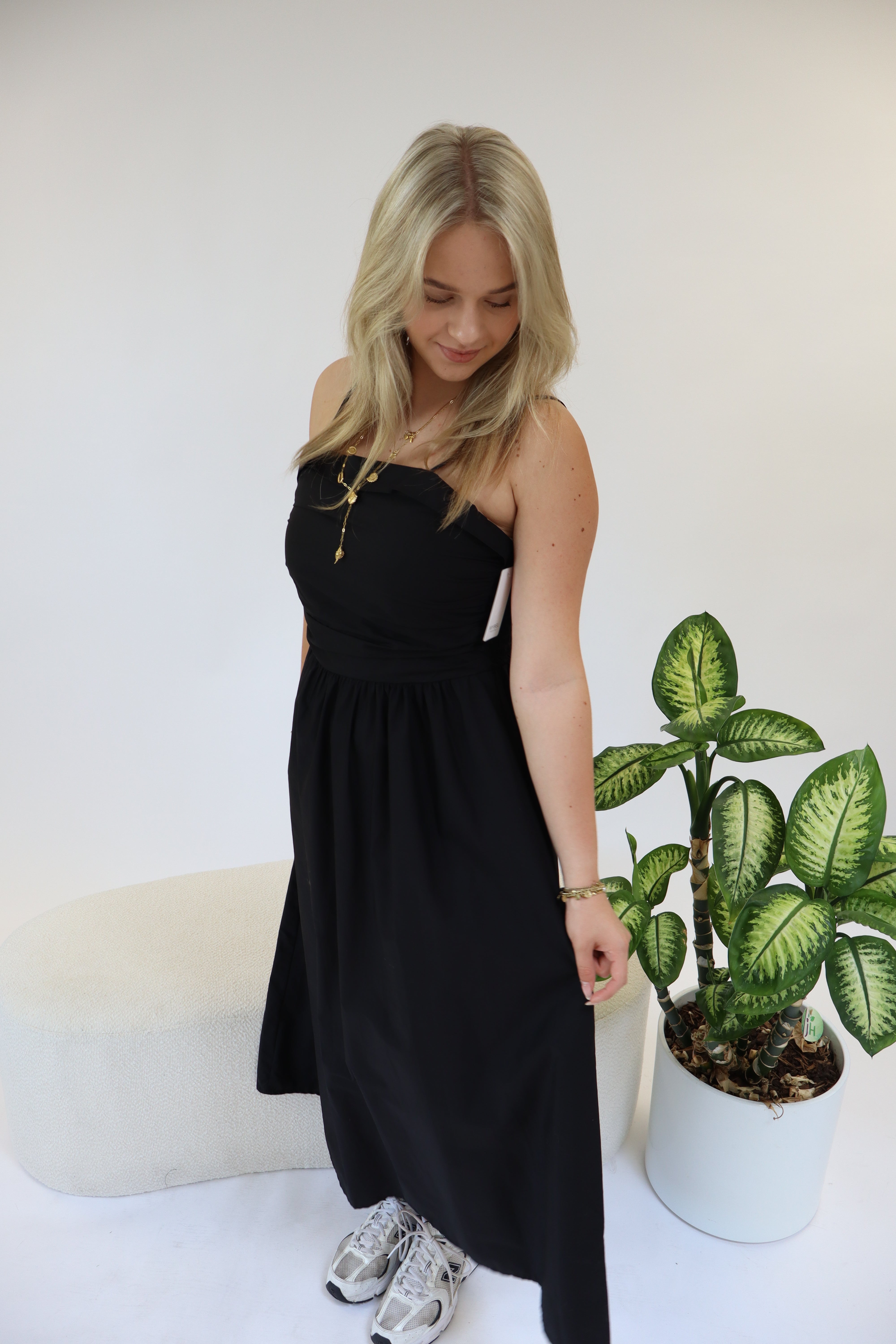 Belle Maxi Dress Zwart