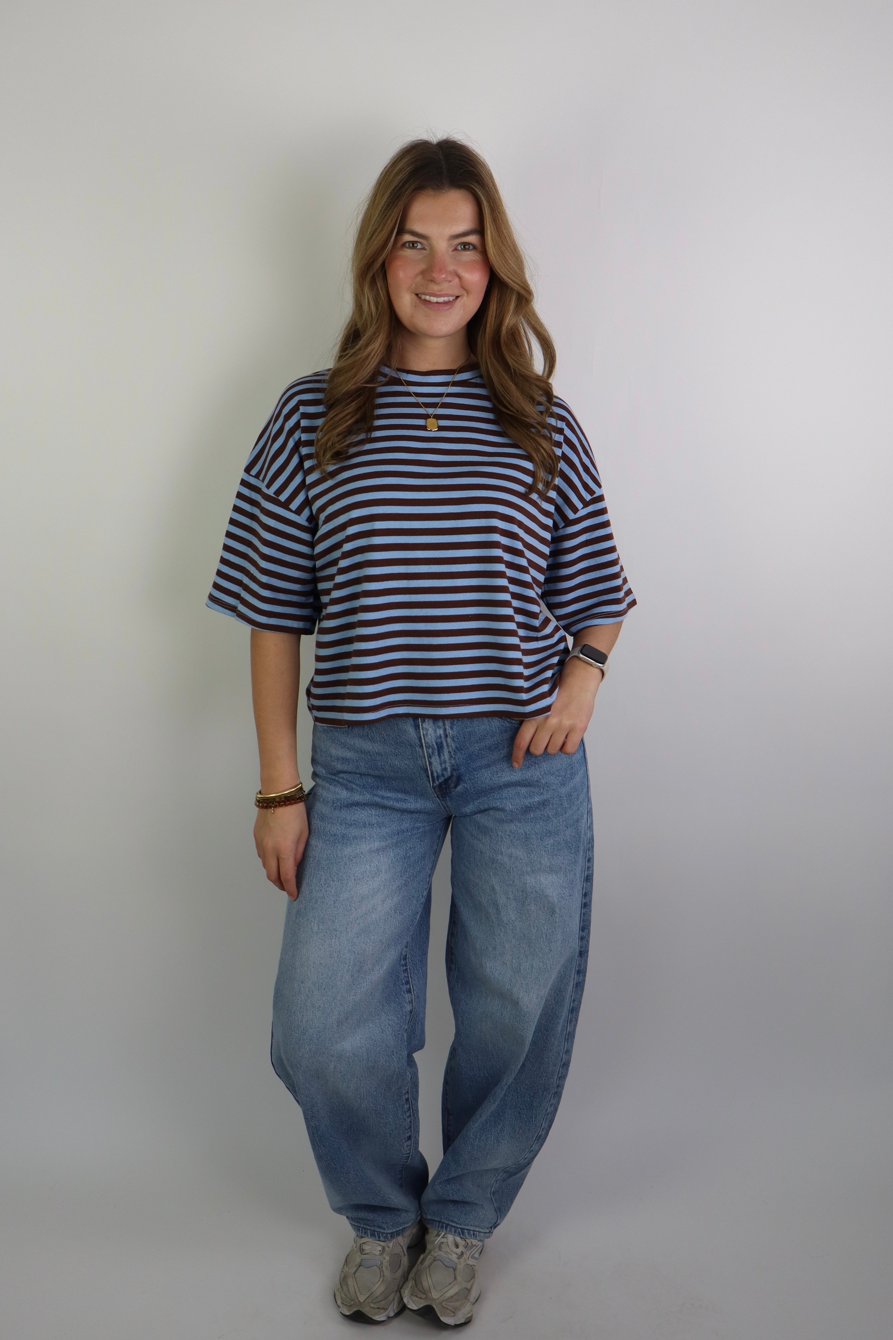 Laulia Balloon Jeans Denim T6071-1