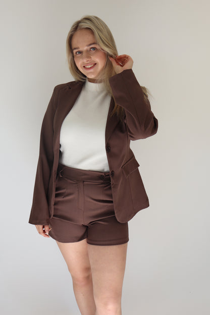 Solange Two Piece Set Brown
