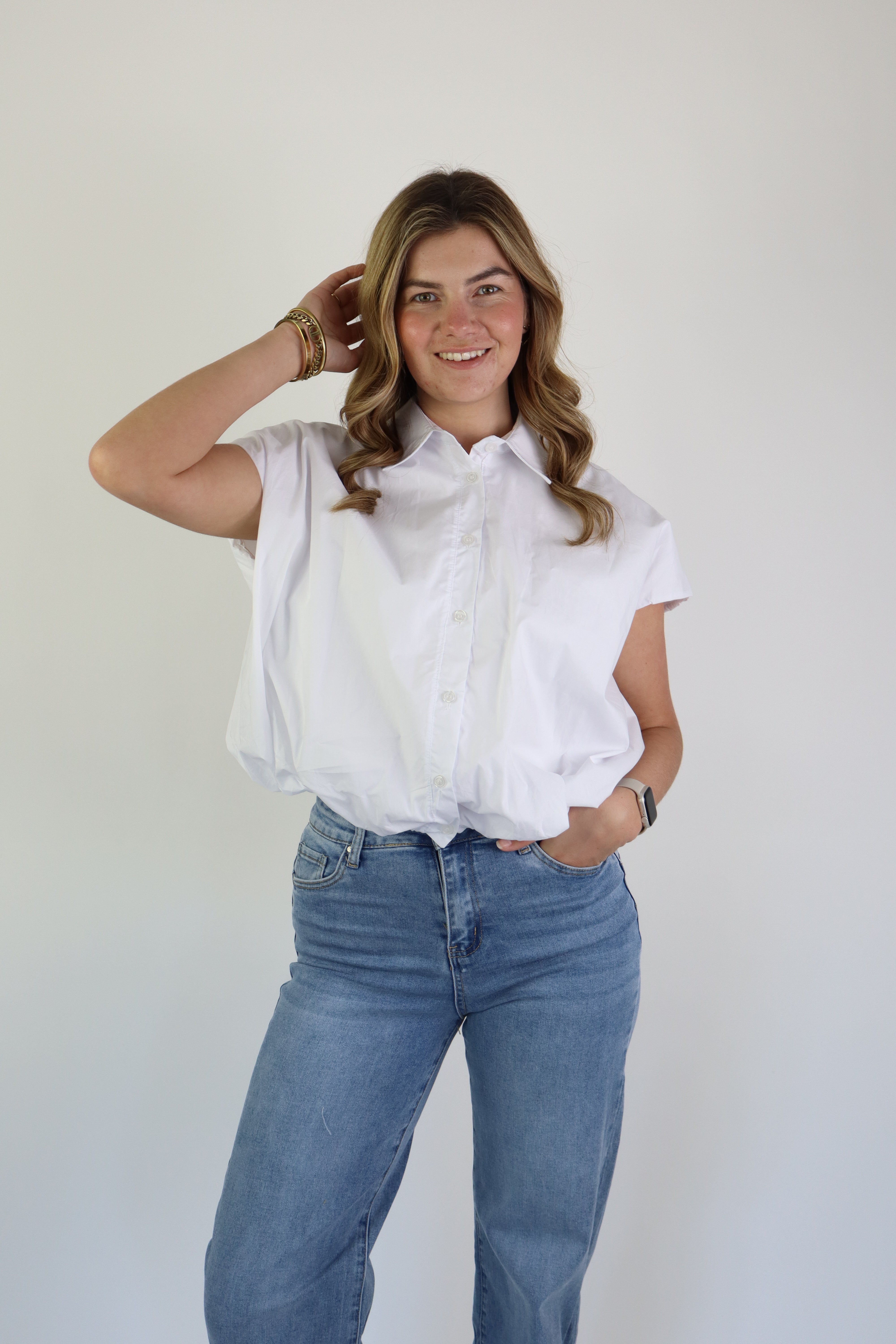 Steffie Blouse White