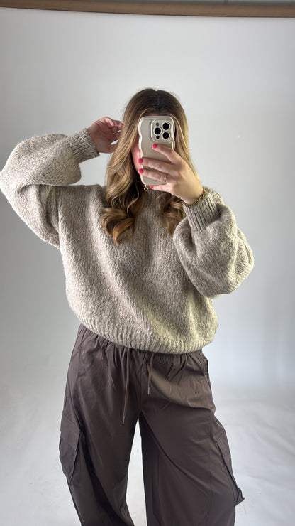 Mae Sweater Beige | PRE ORDER