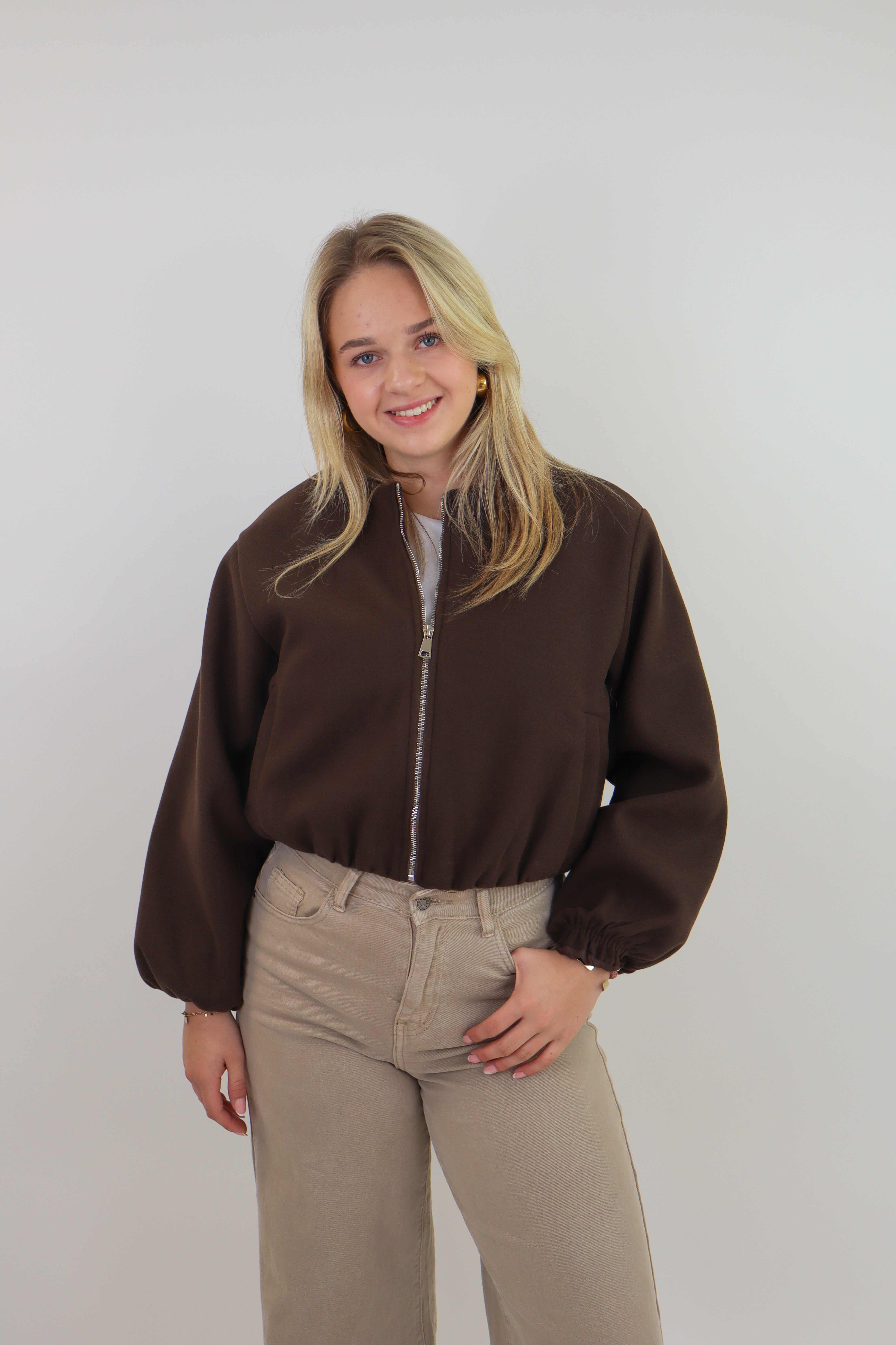 Ambika Bomber Jacket Brown