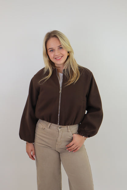 Ambika Bomber Jacket Brown