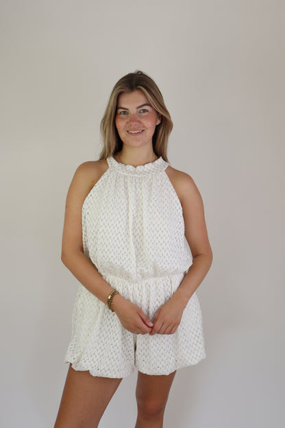 Bella Playsuit White