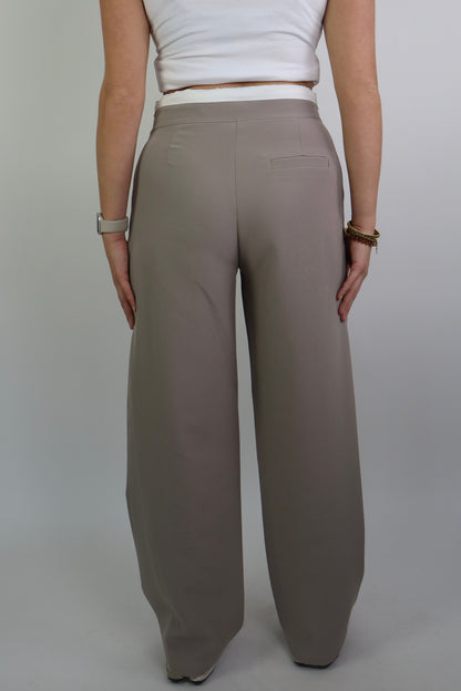 Lotte Boxer Pants Taupe