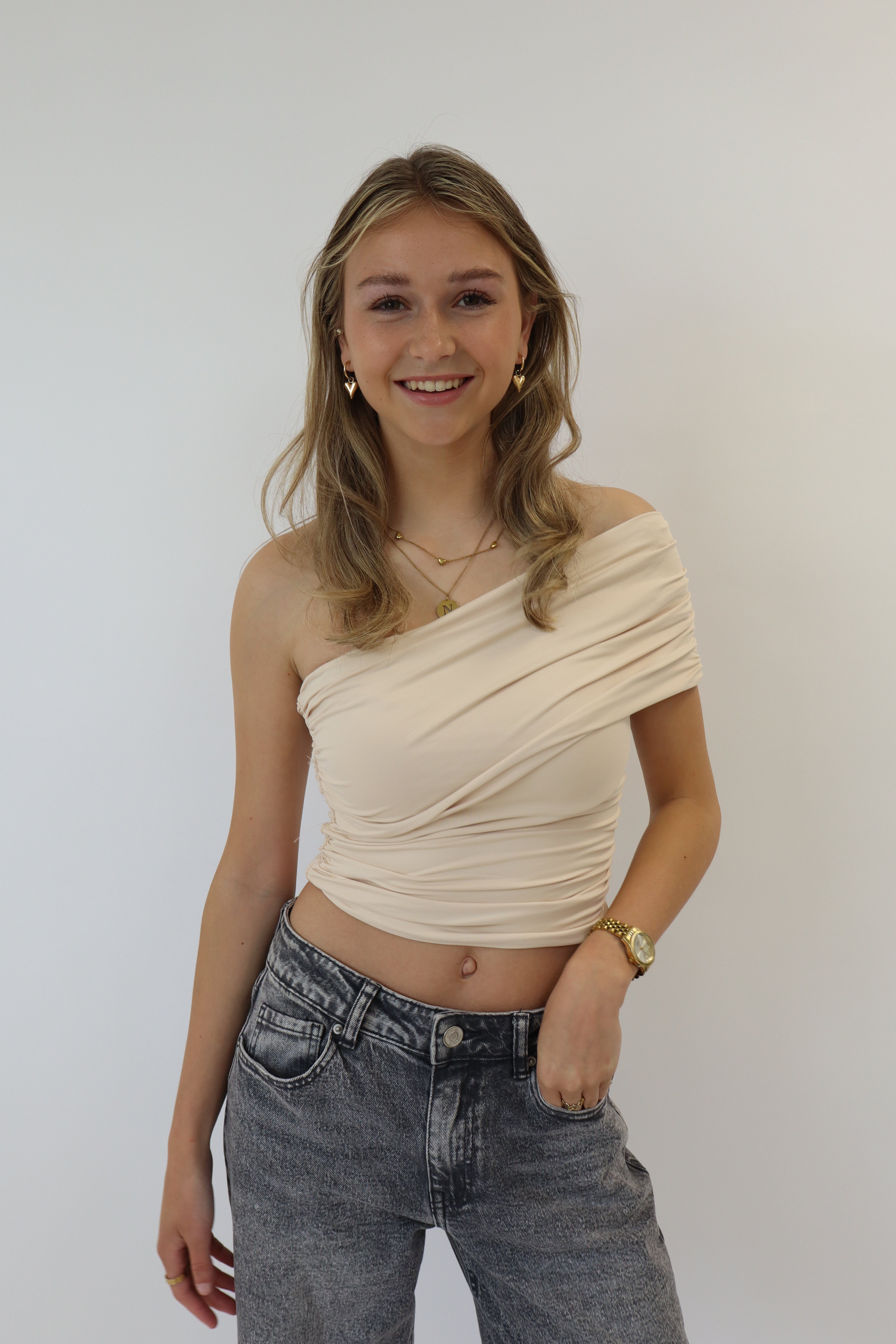 Iza Basic Top Beige
