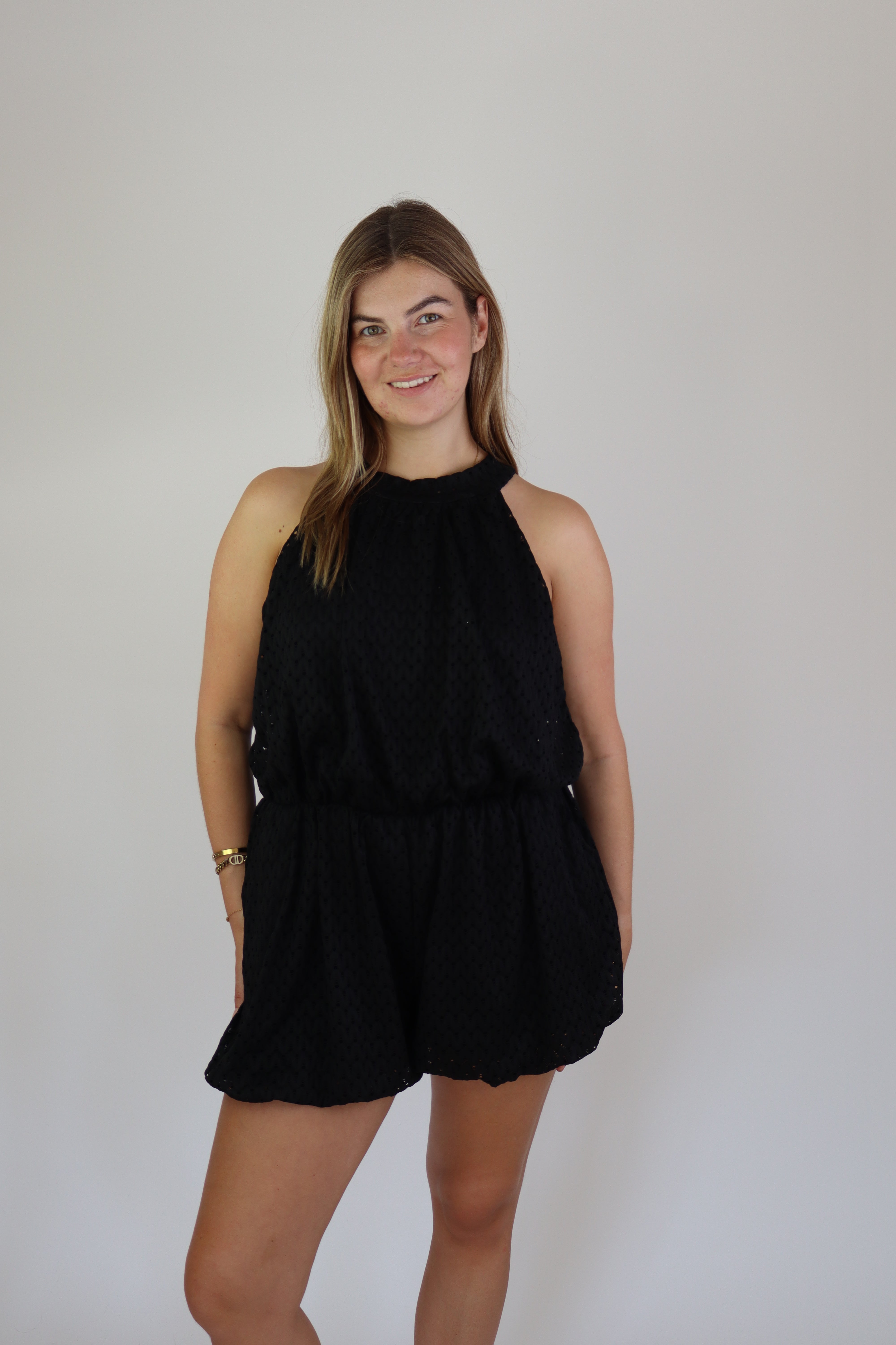 Bella Playsuit Black