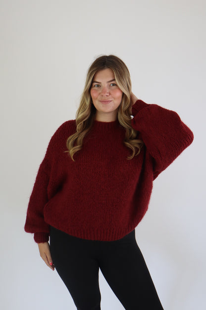 Mae Sweater Bordeaux