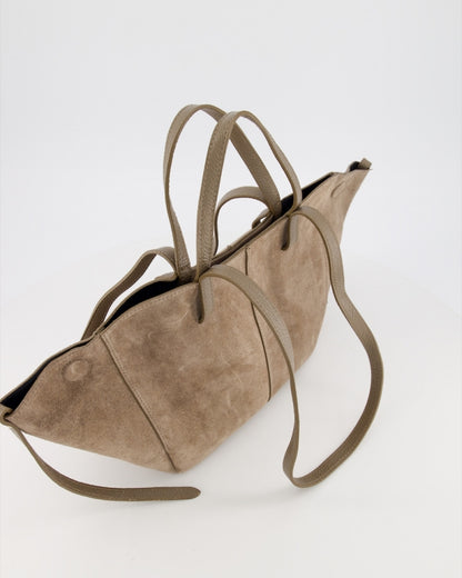 Martha Suede Bag Taupe