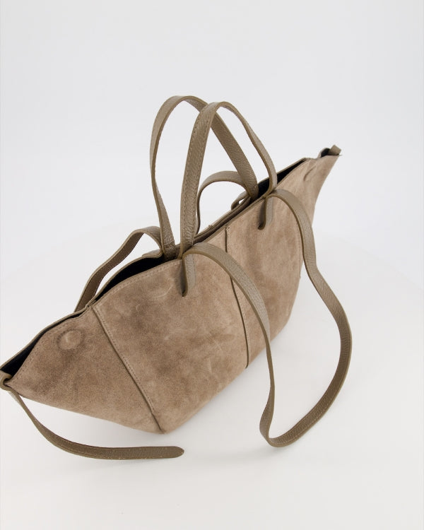 Martha Suede Bag Taupe