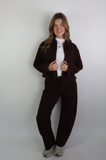 Millie Denim Jacket Brown 984