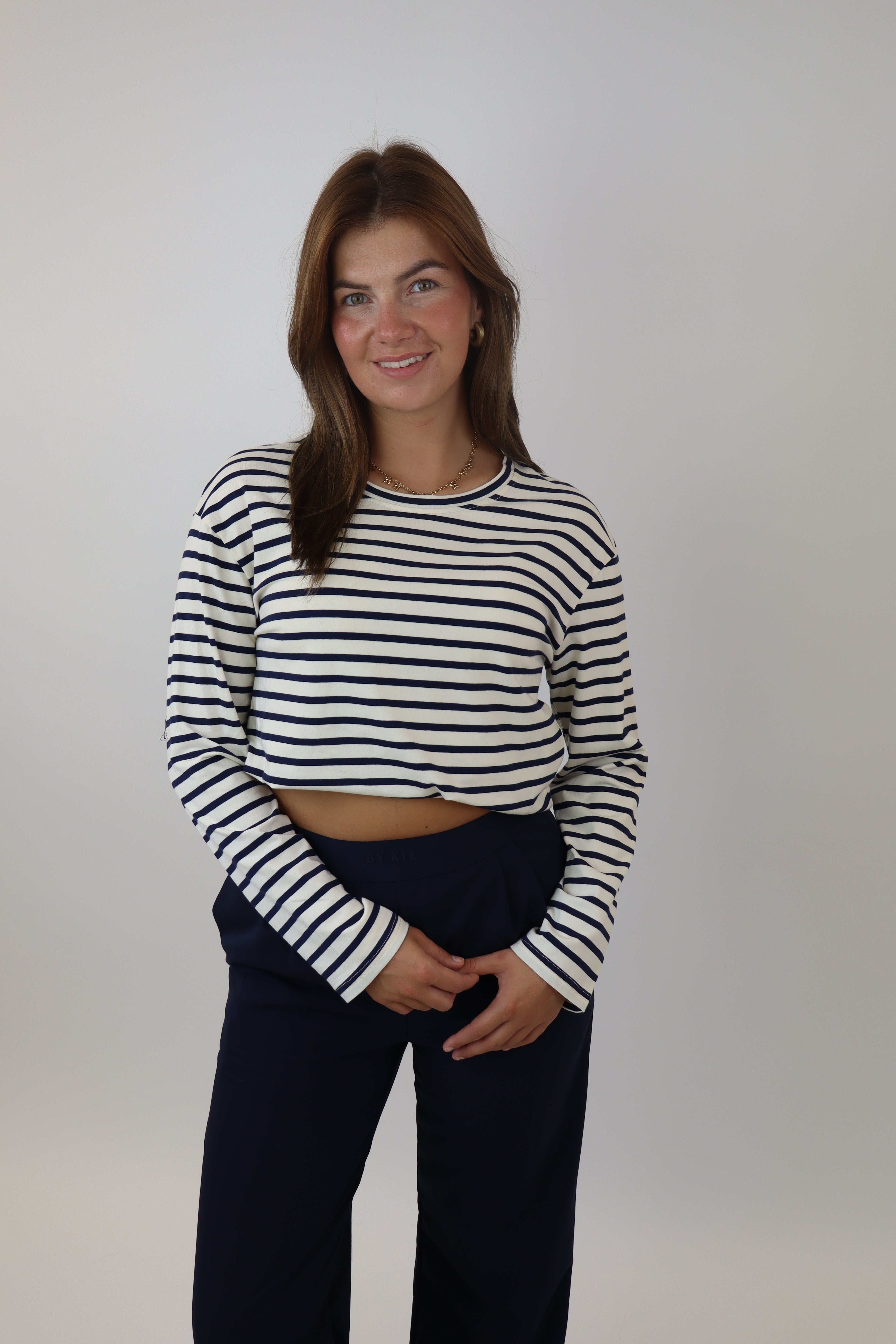 Isis Long Sleeve Top | Navy