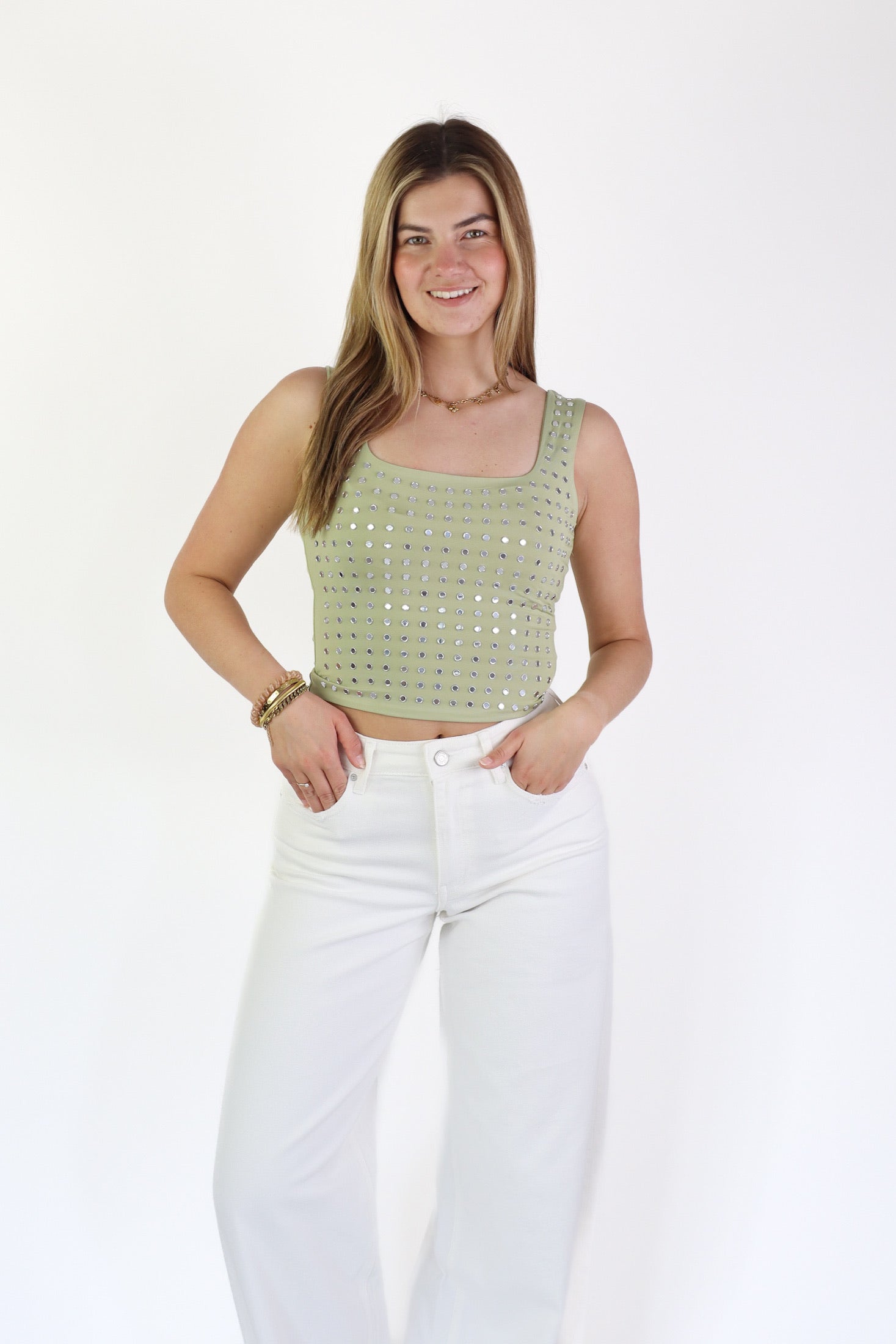 Juul Studs Top Olive | 13559