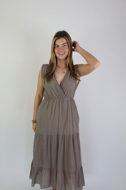 Maeve Maxi Dress Taupe