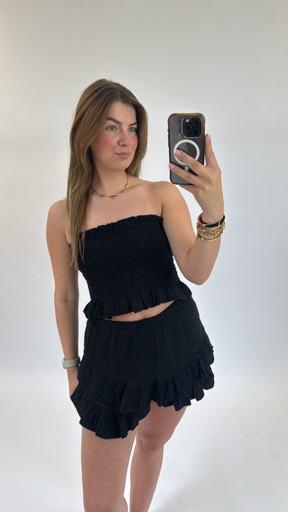 Giulia Two Piece Set Black