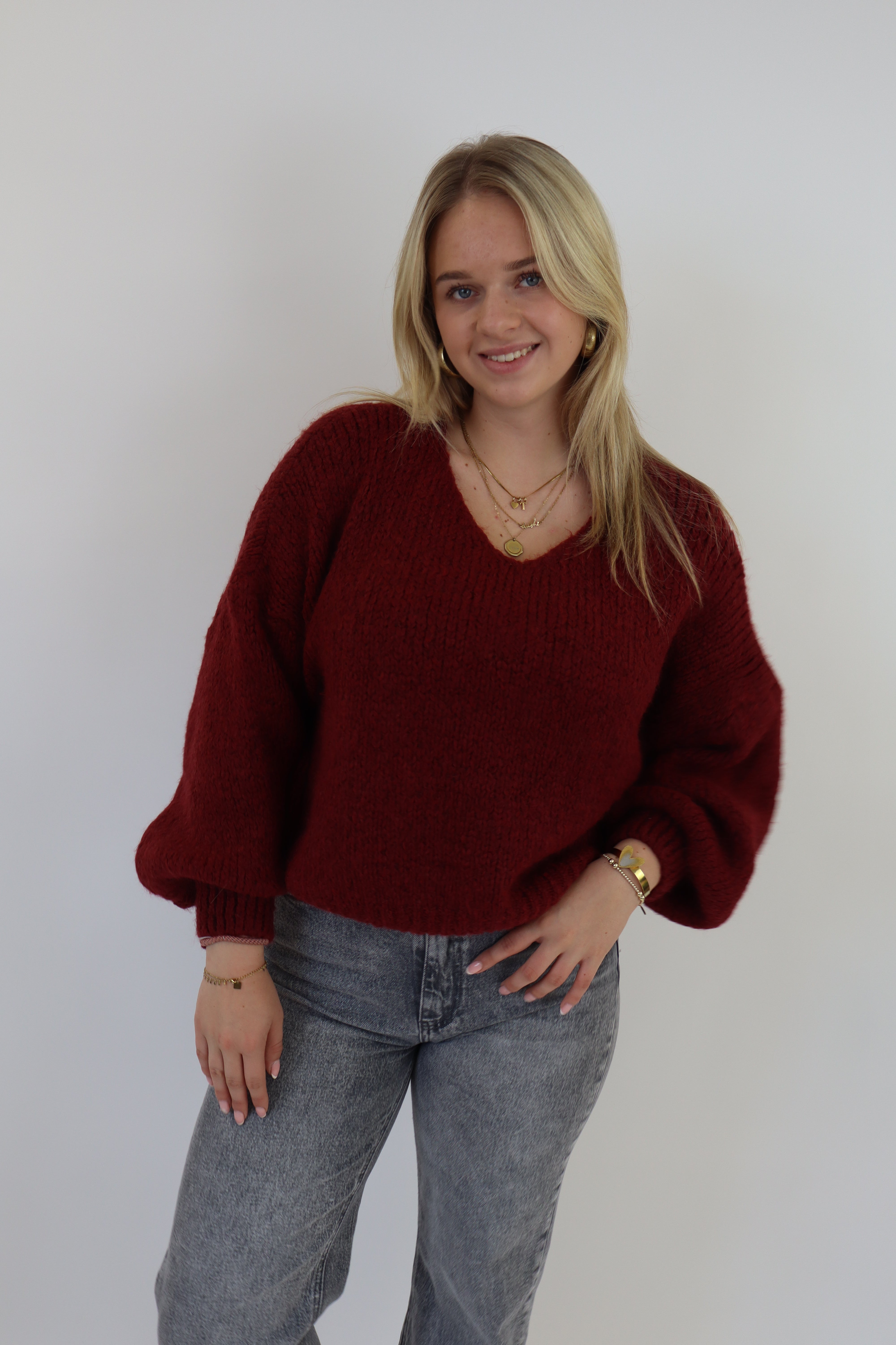 Soof Sweater Bordeaux