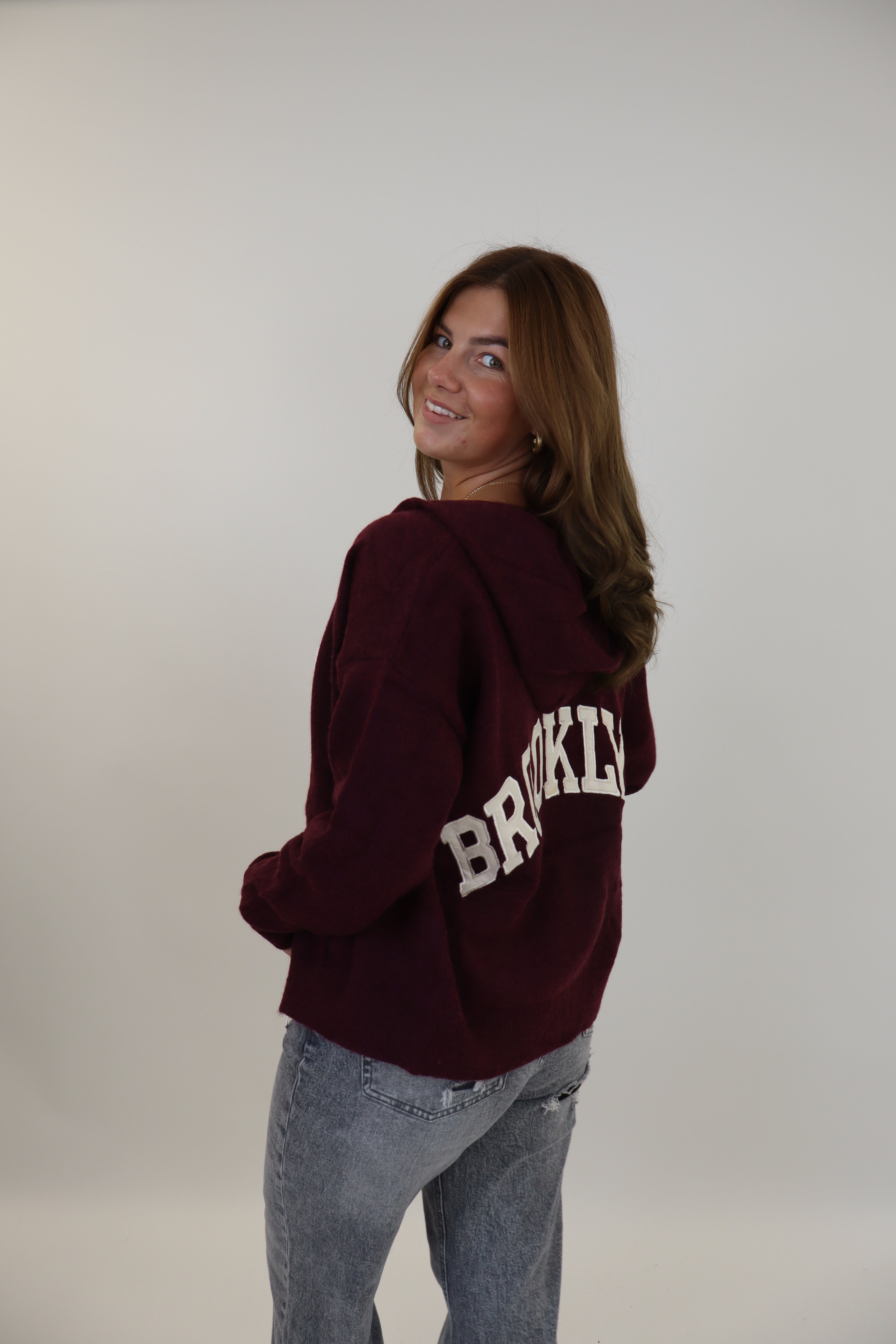 Brooklyn Zip Vest Bordeaux