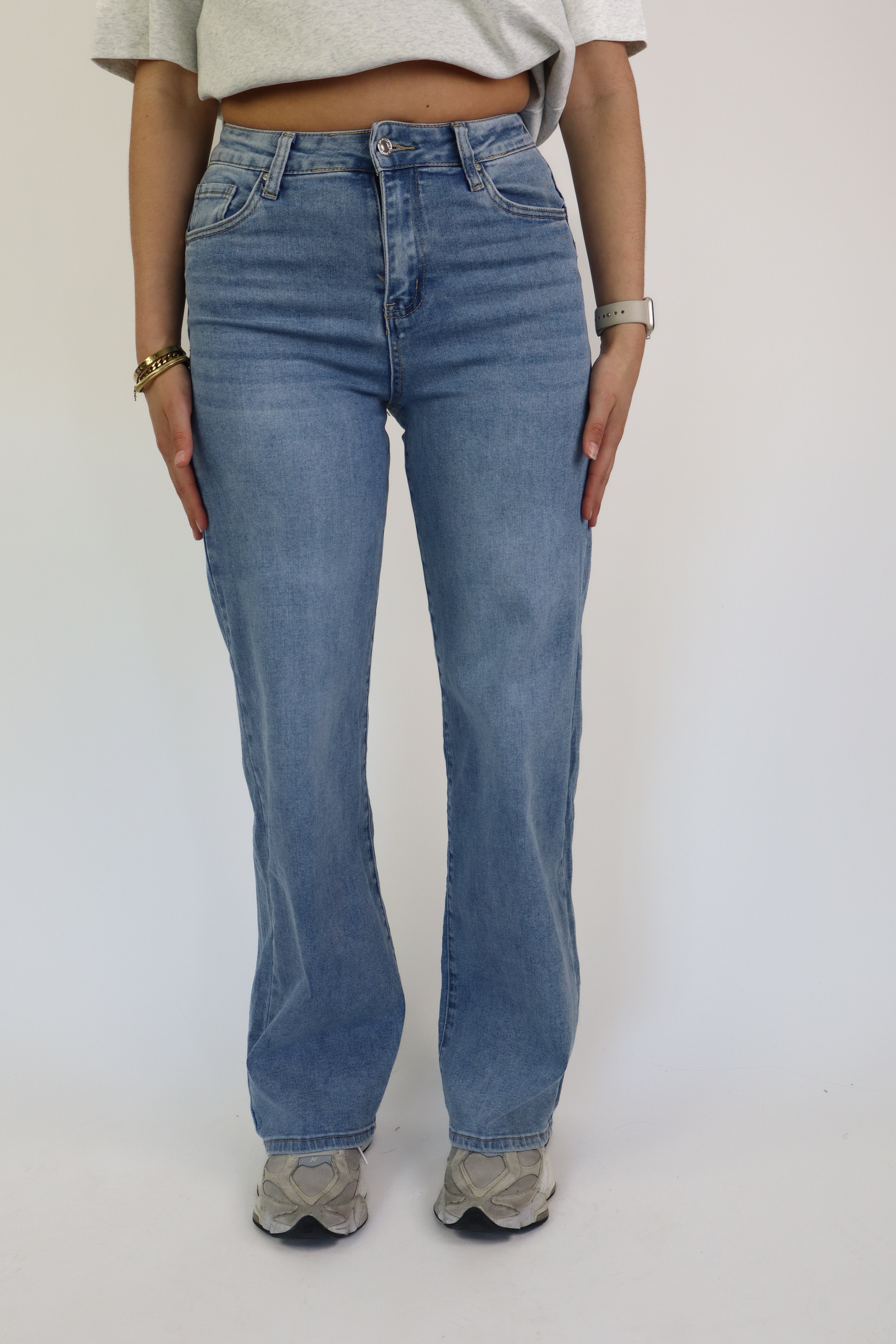 Goodies Wide Leg Jeans Denim