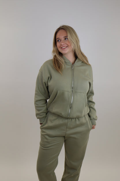 Redefined Zip Vest Green