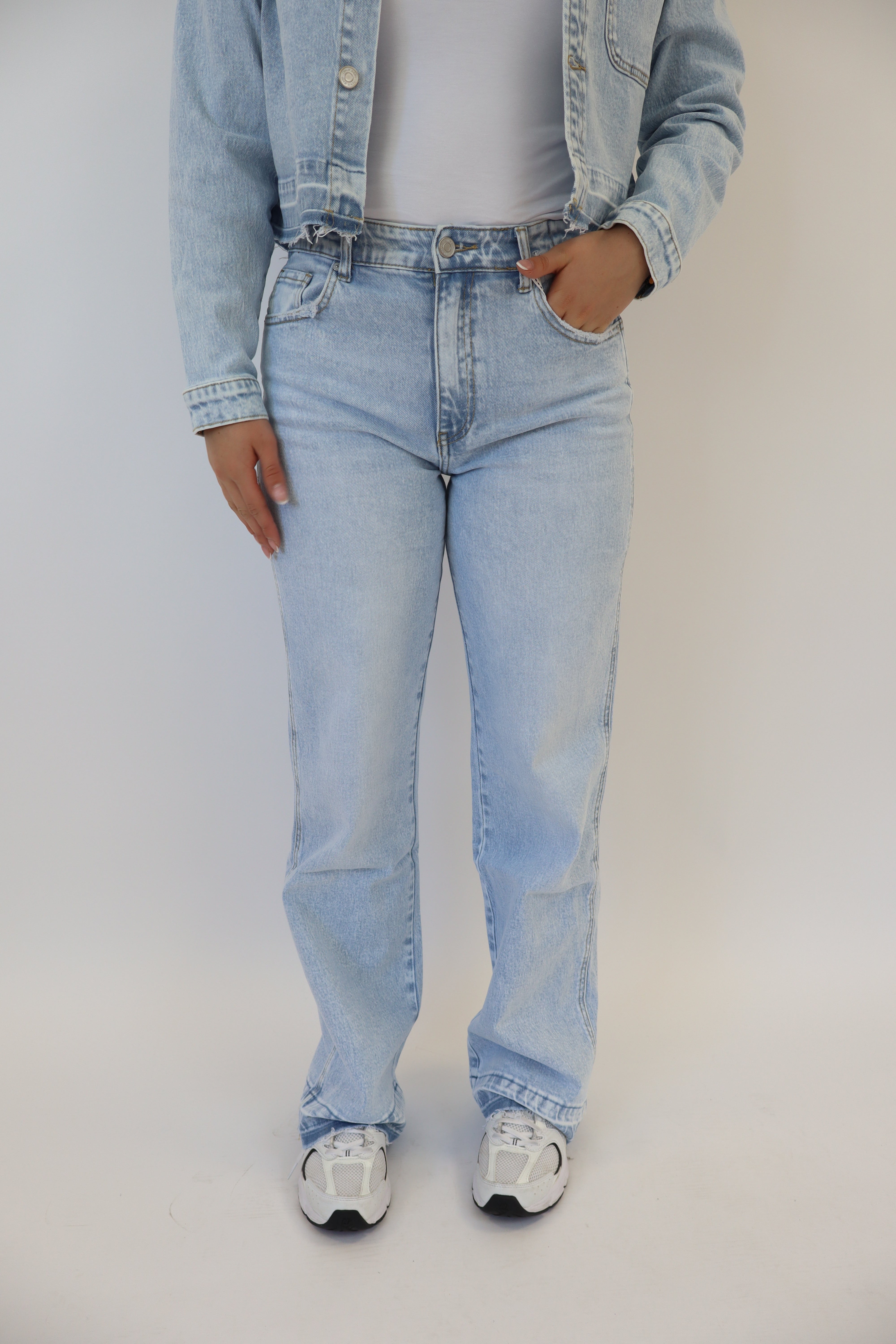 Tall Wide Leg Jeans Denim | W3788
