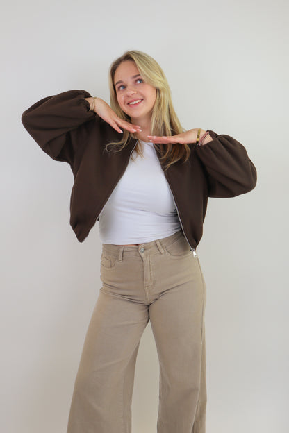Ambika Bomber Jacket Brown
