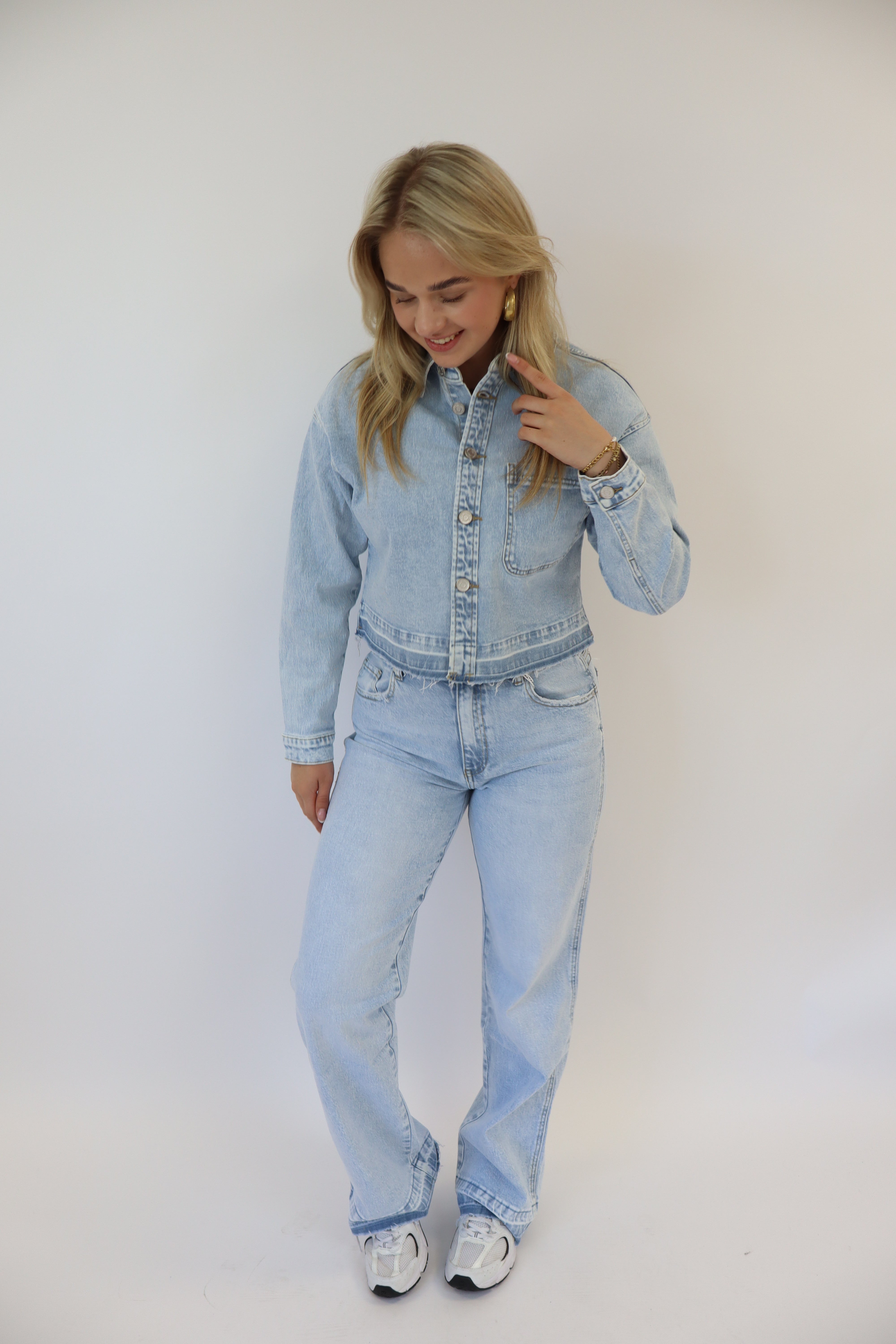 Tall Wide Leg Jeans Denim | W3788
