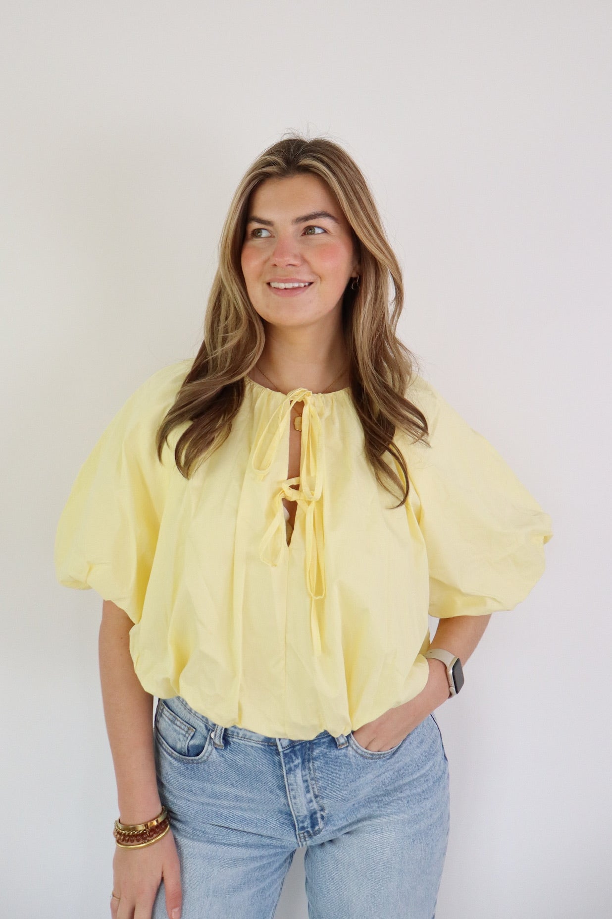 Rachel Blouse Yellow