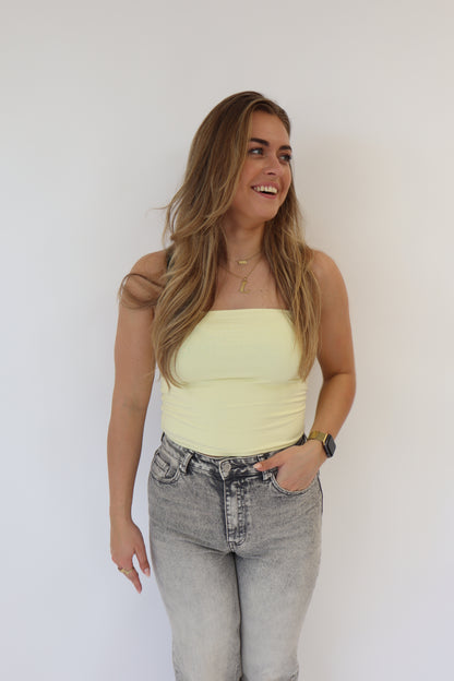 Bobby Tube Top Geel