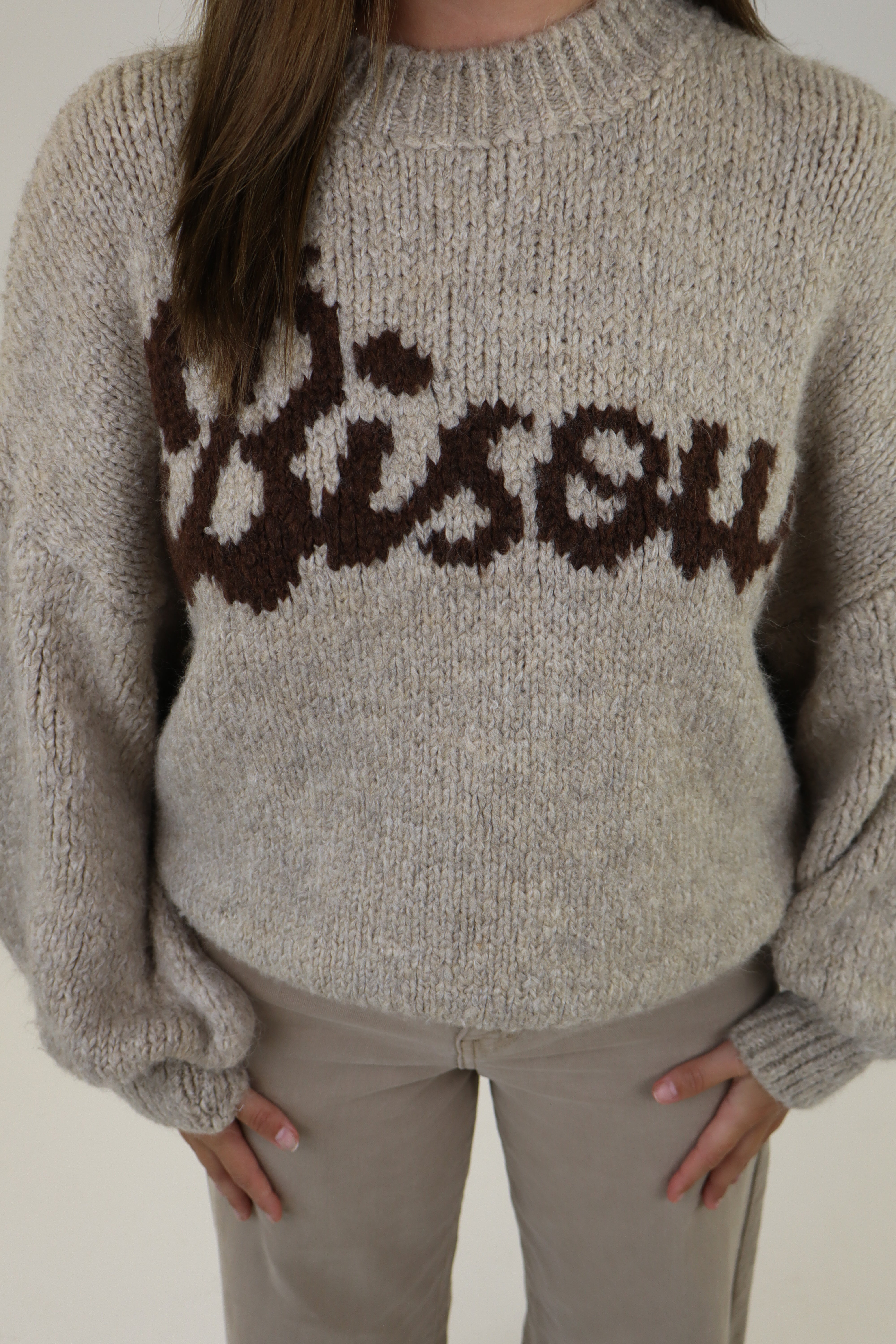 Bisous Sweater | Beige
