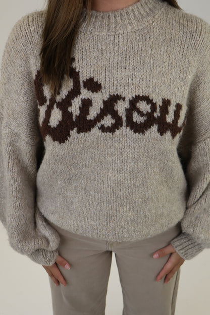 Bisous Sweater | Beige