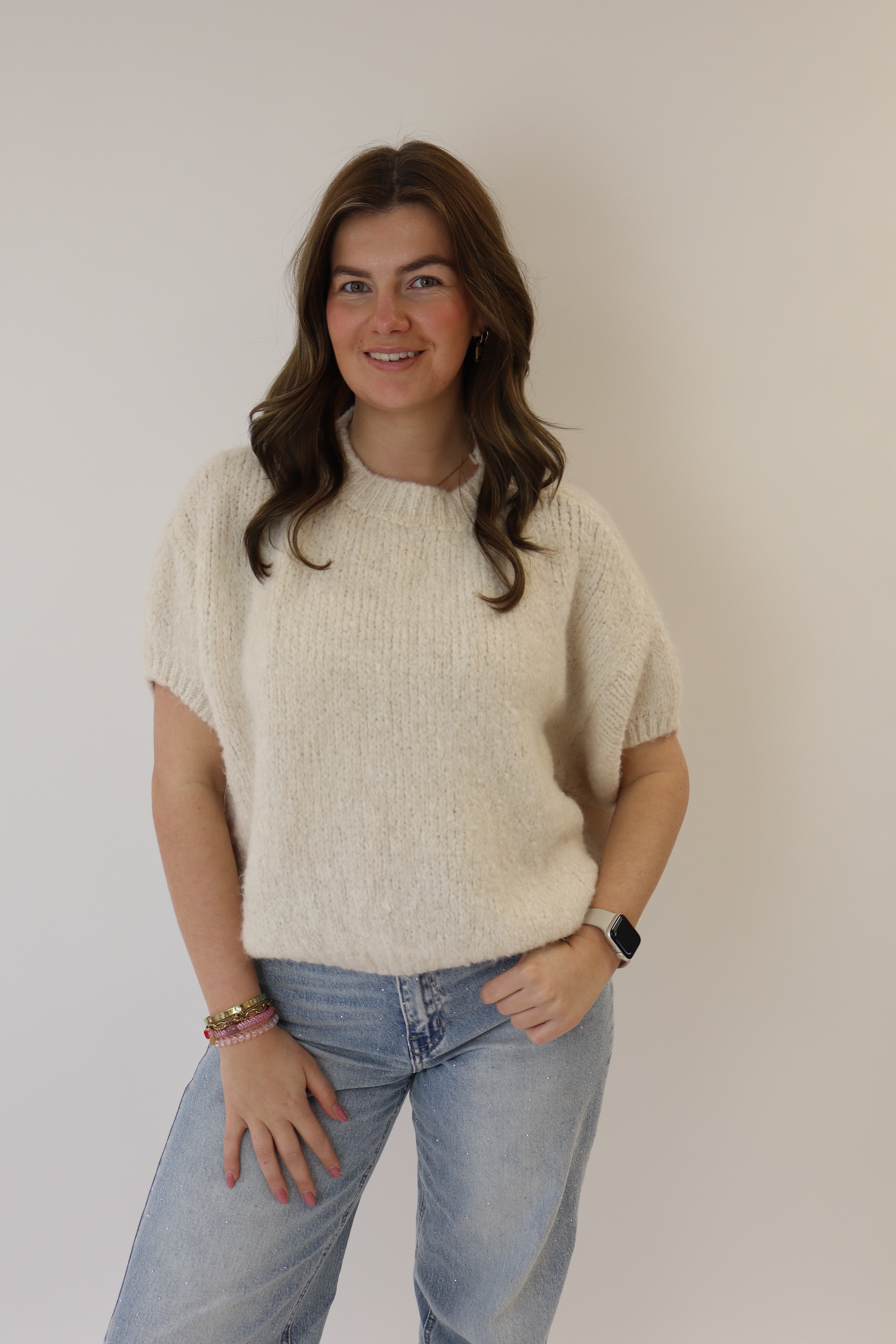Emma Knit Off White