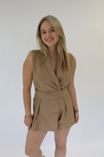 Eef Playsuit Taupe