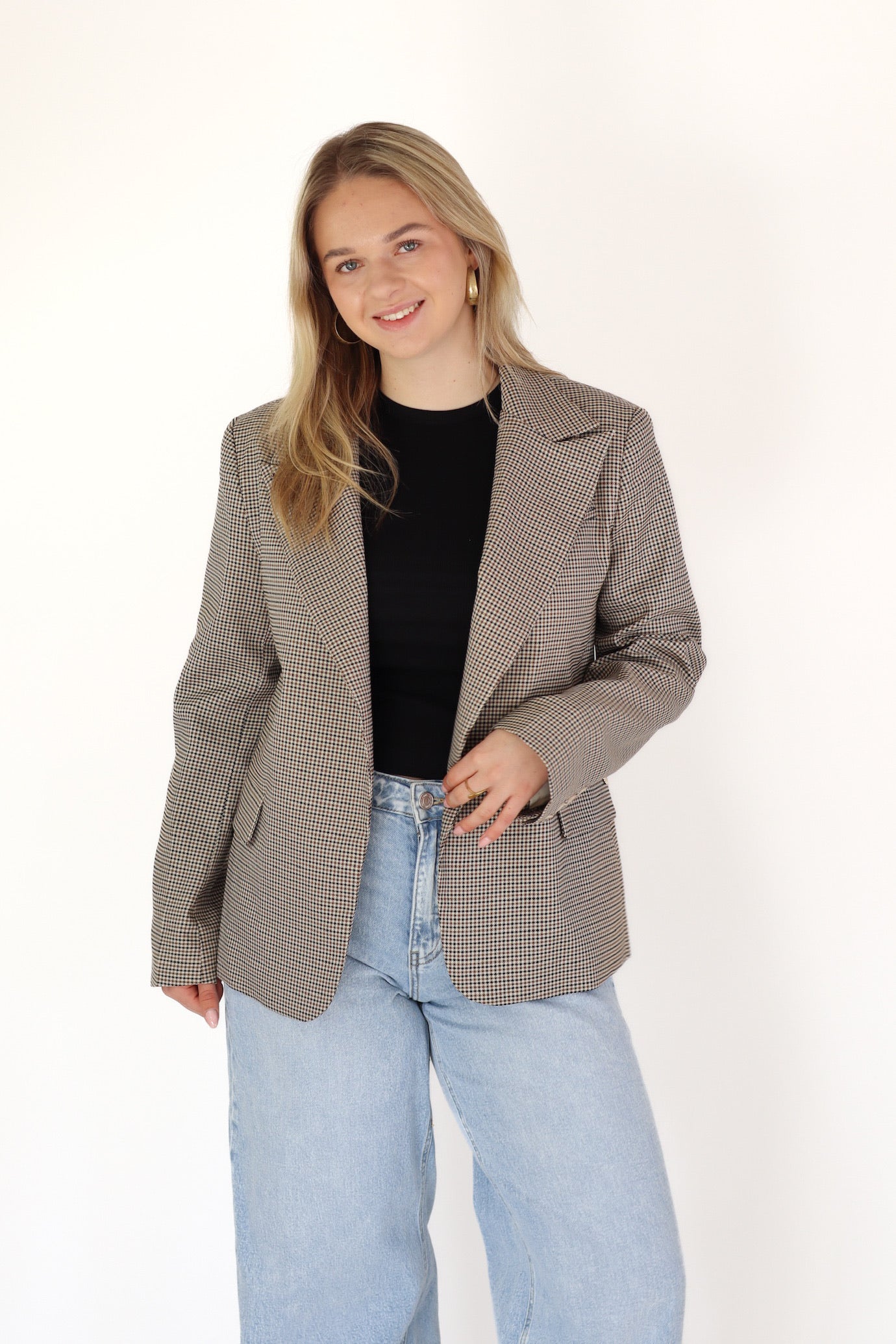Kim Blazer Geruit