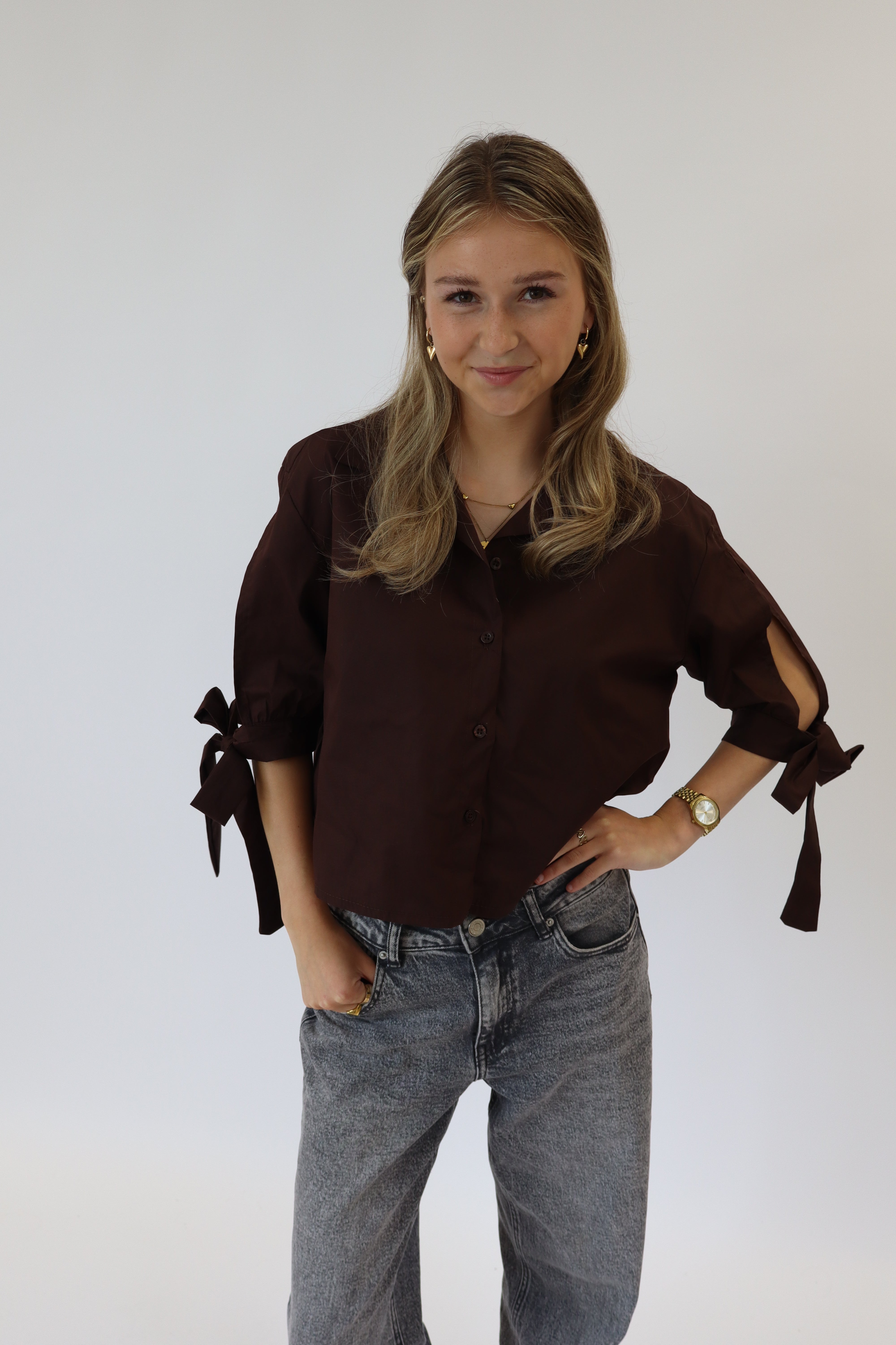 Blouse Danee Bruin