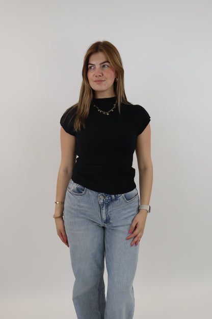 Roos Basic Top Zwart