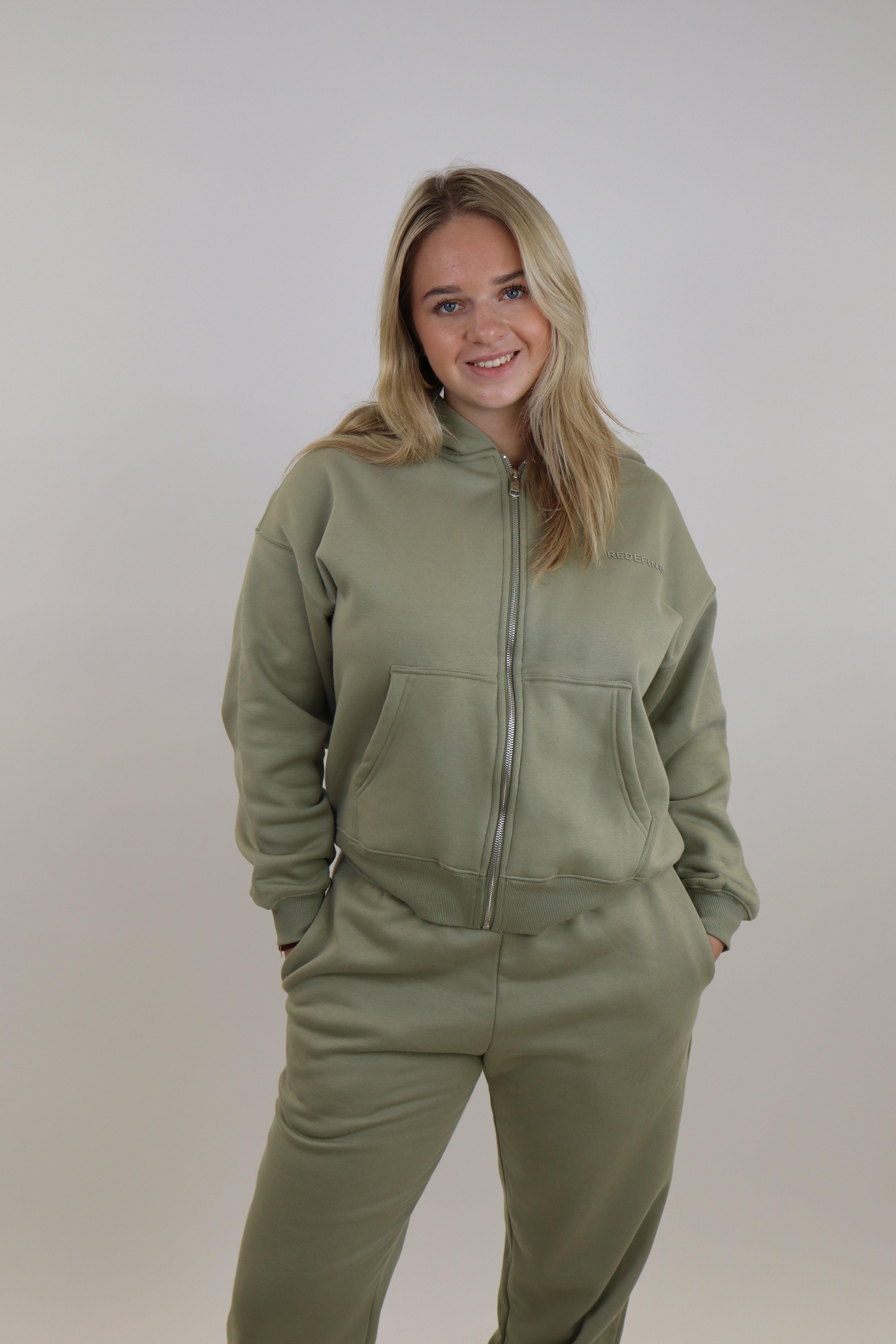 Redefined Zip Vest Green