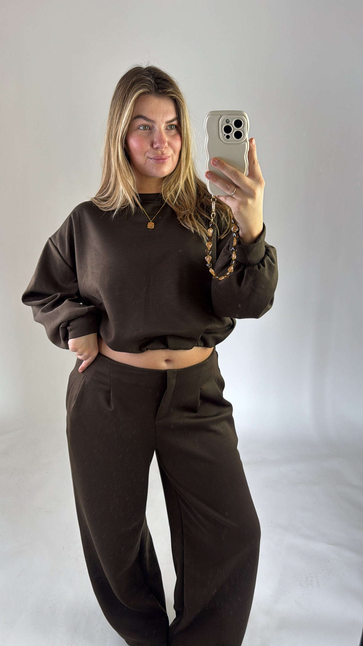 Romy Jogging Set Brown