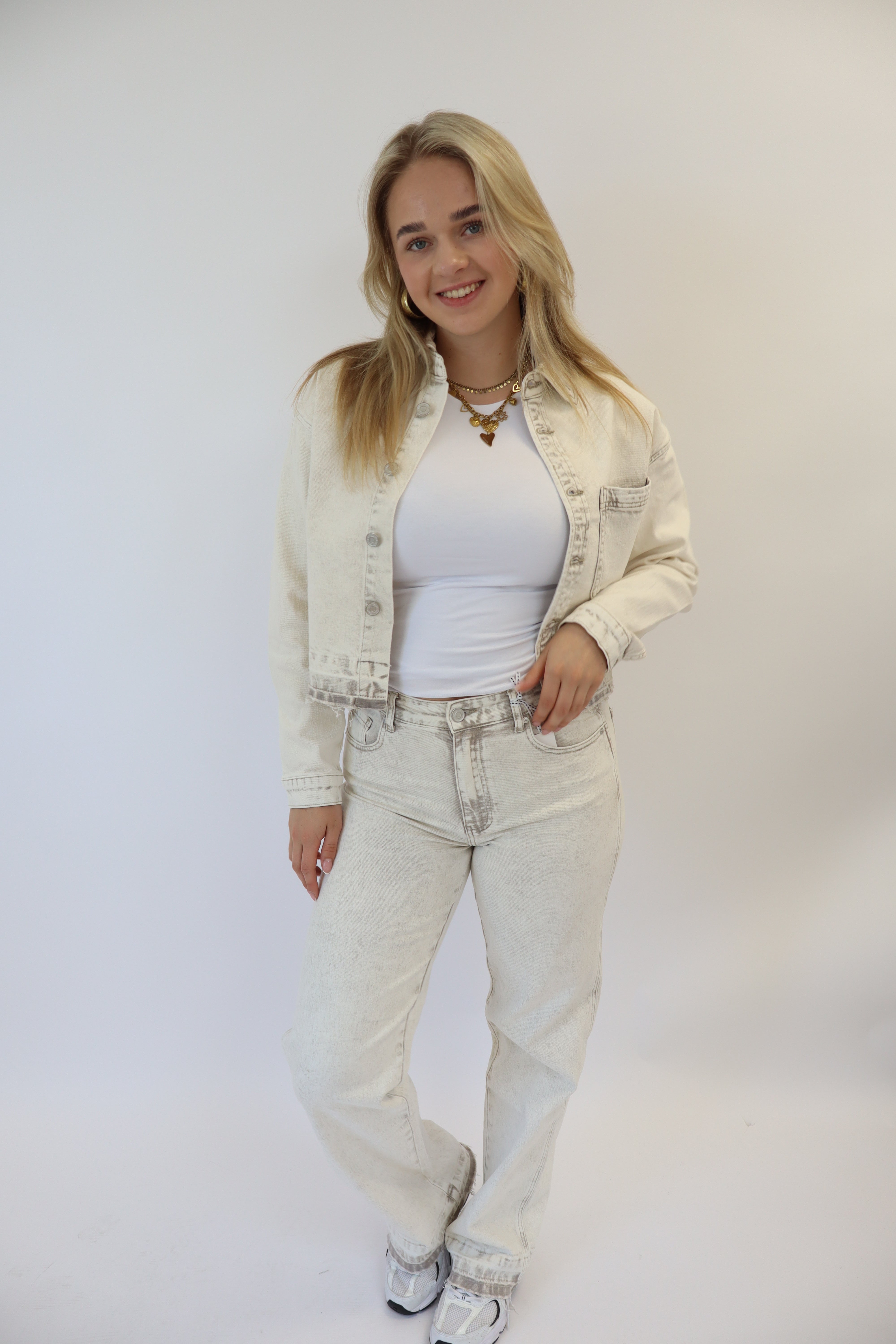 Annelotte Denim Jacket | W3787-1