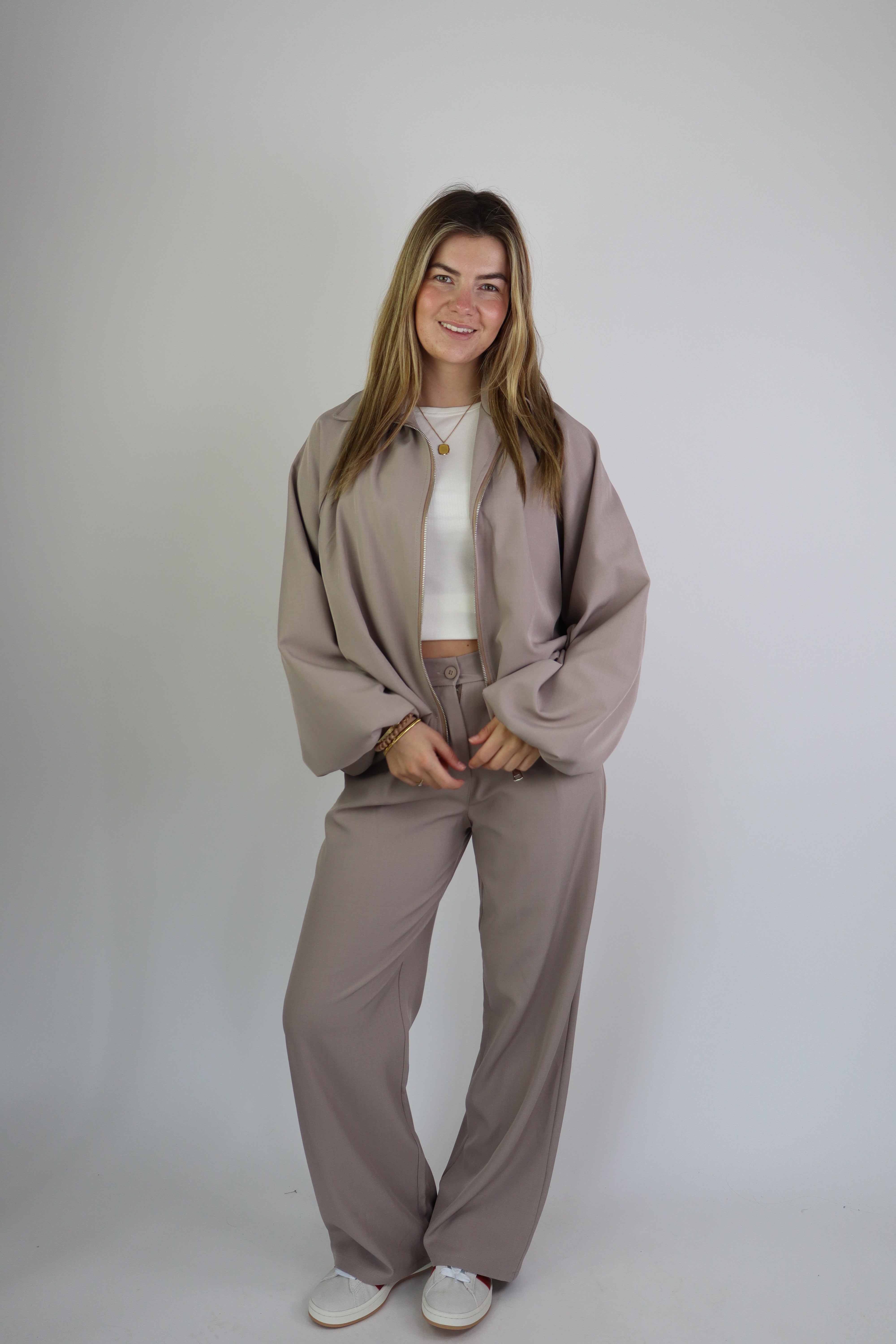 Jorien Two Piece Set Taupe