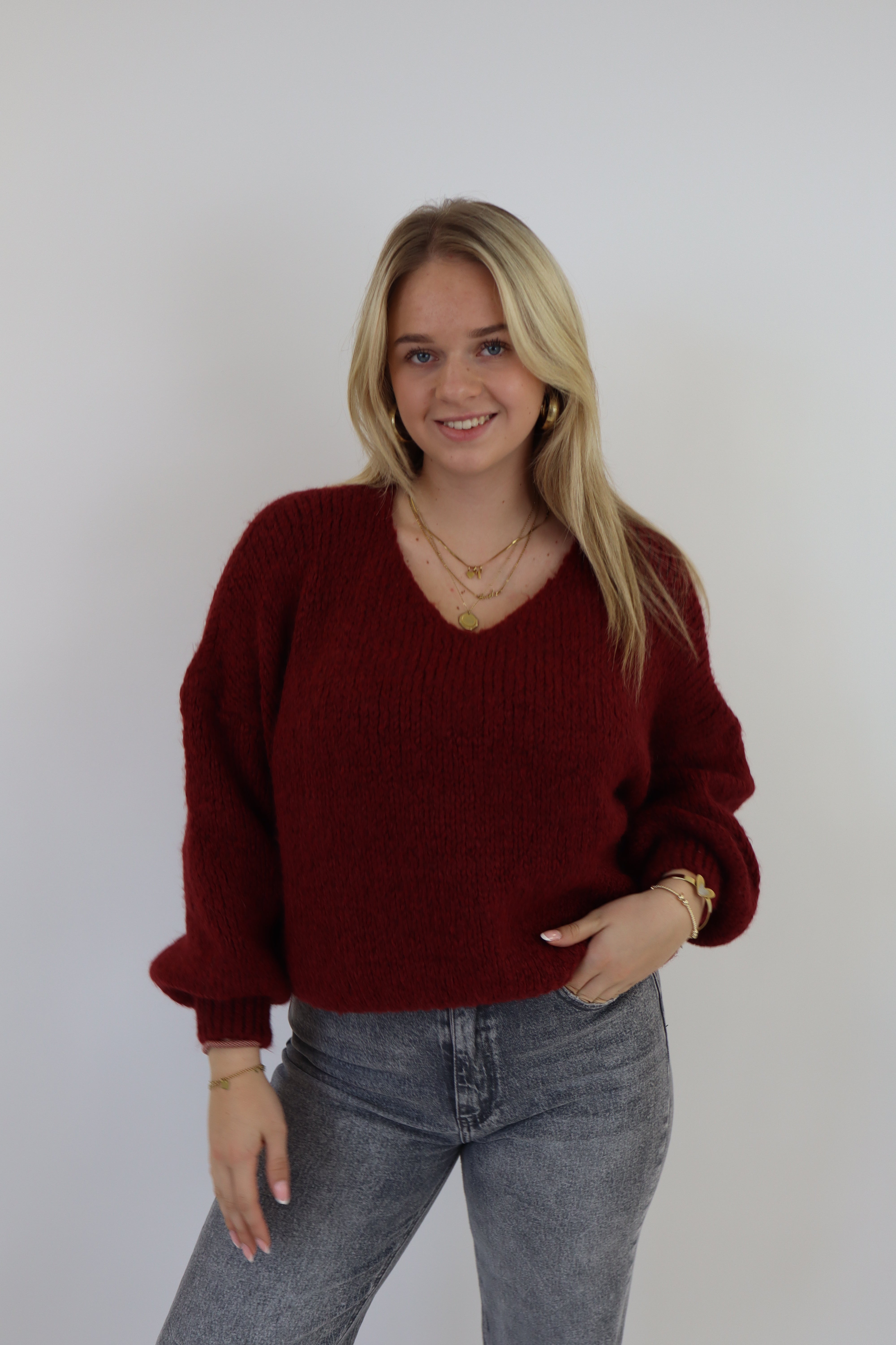 Soof Sweater Bordeaux