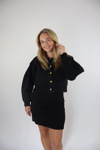 Odette Two Piece Set Black