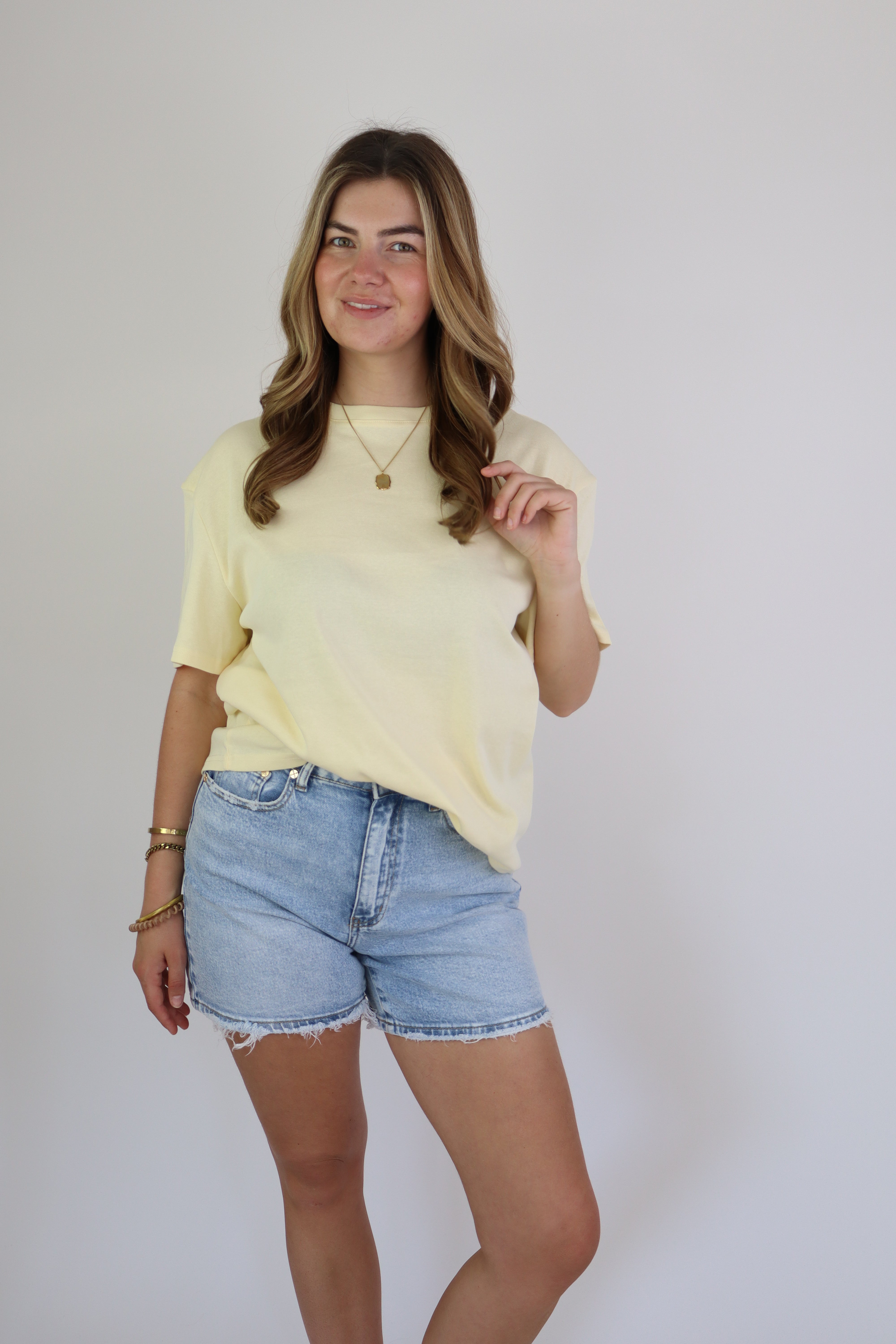 Ambika Basic Tee Yellow