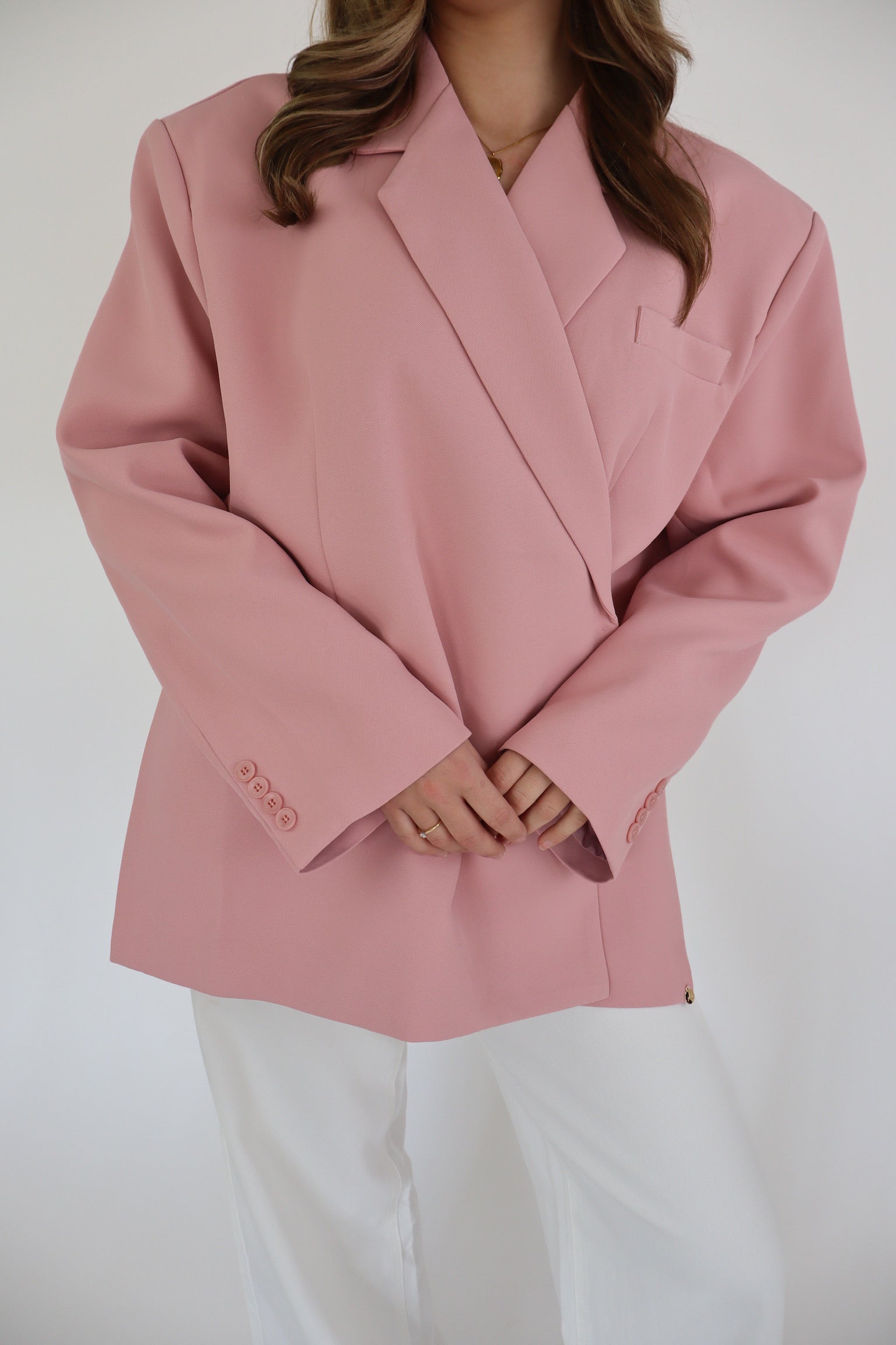 BOXY BLAZER PINK