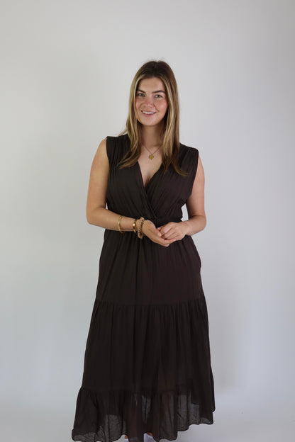 Maeve Maxi Dress Brown