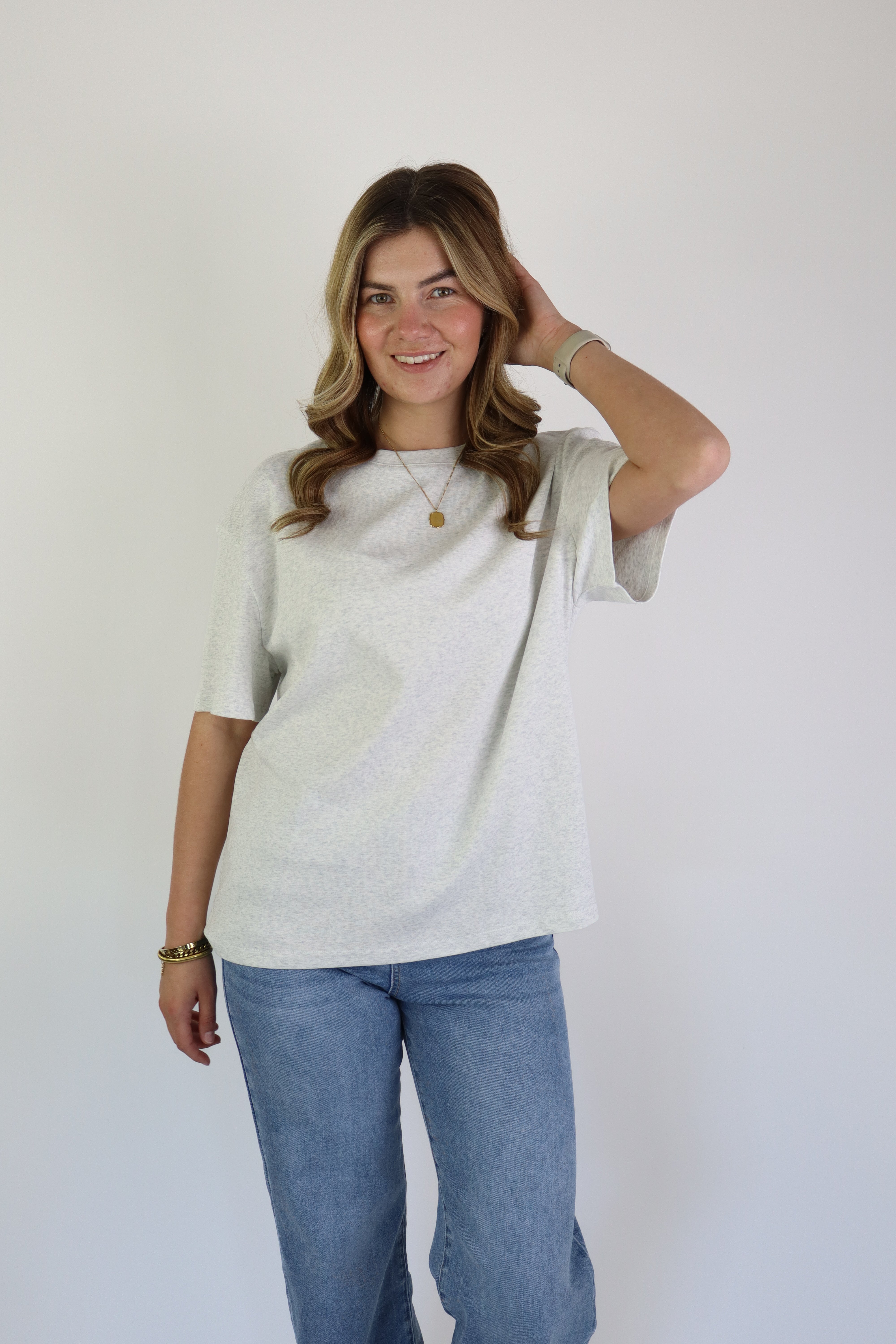 Ambika Basic Tee Light Grey