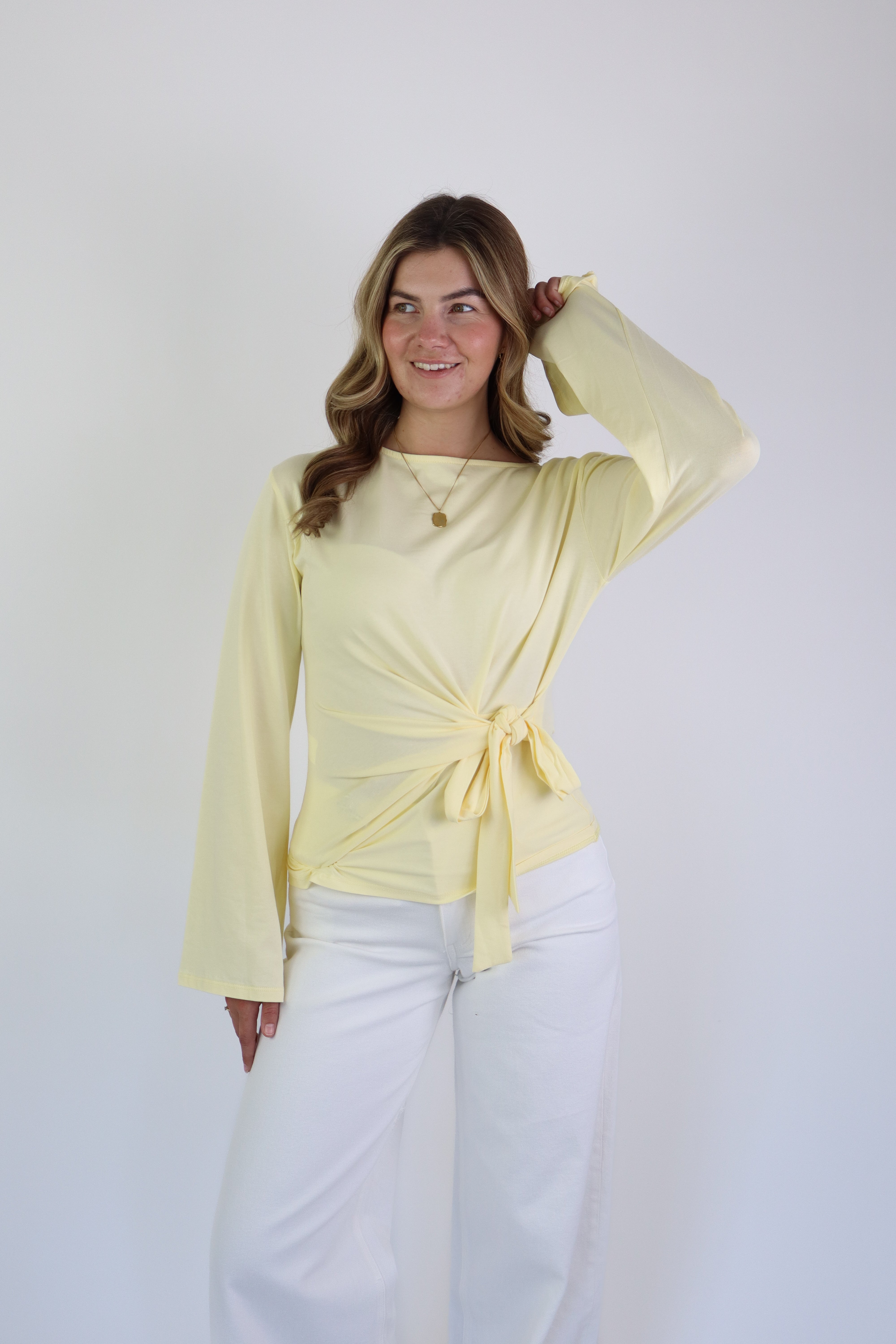 Yoëlle Long Sleeve Top Yellow