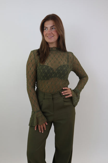 Kanten Top Ambika | Green